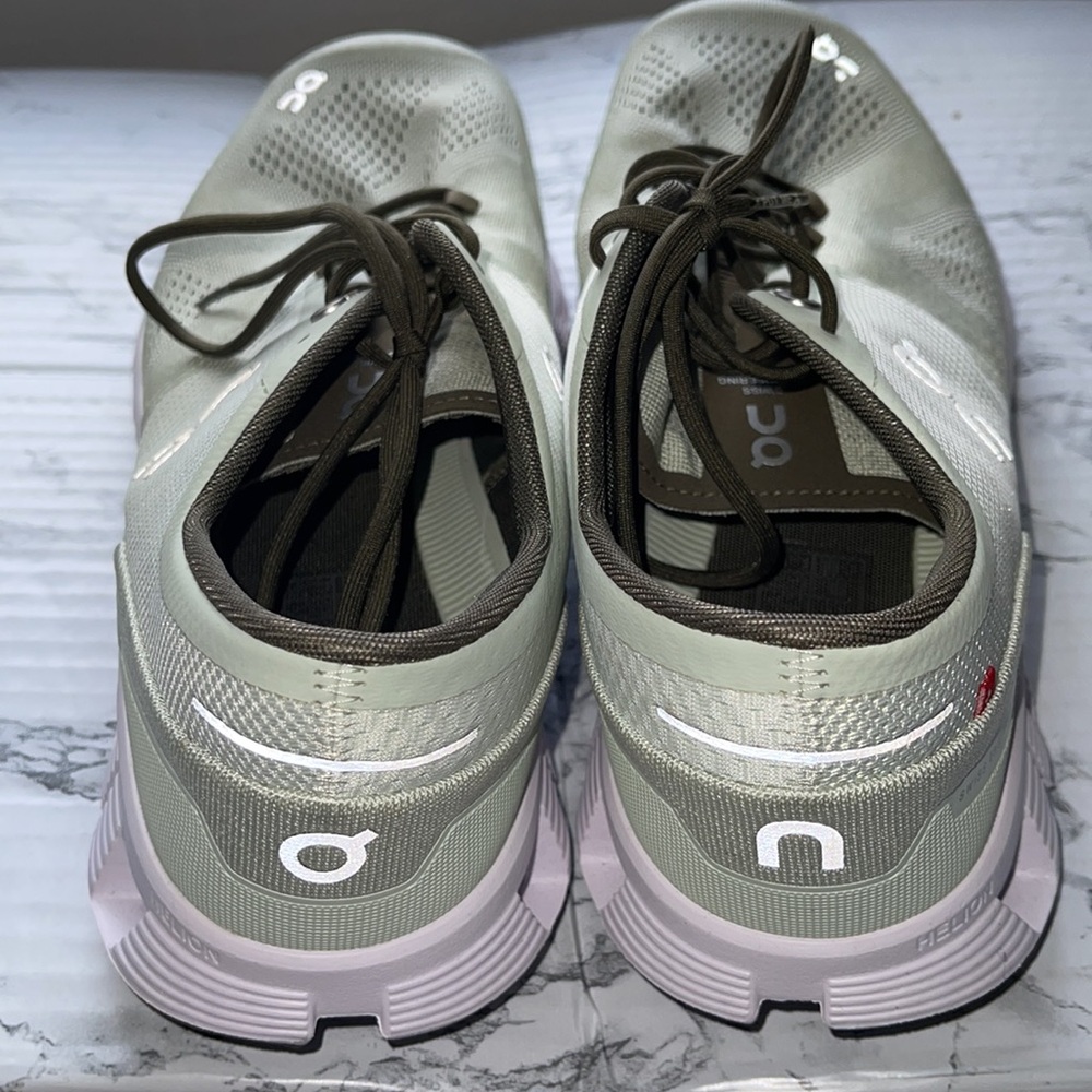 ON CLOUD C ALOE WHITE AND BROWN MENS SIZE 12 LIGHTWEIGHT BUILT FOR MIXED… - Picture 6 of 11